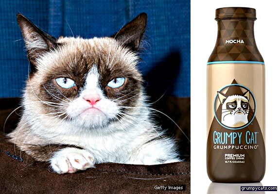 Grumpy Cat Gets Into Coffee Marketing With Her 'Grumppuccino'