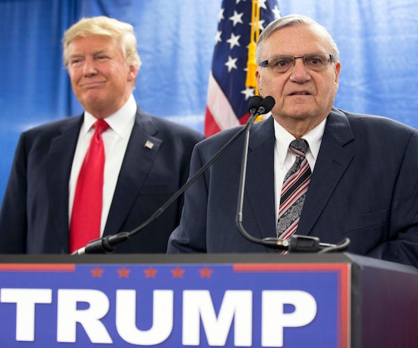 Joe Arpaio Pardon Paperwork Said to Be Ready at White House