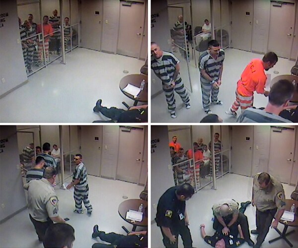 Inmates Break Out of Holding Cell to Save Guard Who Fell Unconscious 