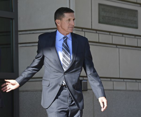 former trump national security adviser michael flynn leaves federal court in washington. 