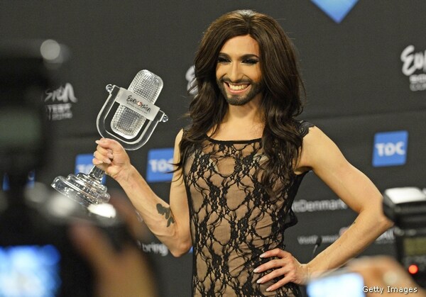 Bearded Drag Queen Conchita Wurst Wins Eurovision Song Contest