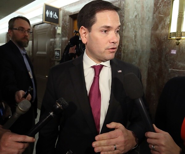 sen. marco rubio speaks with reporters