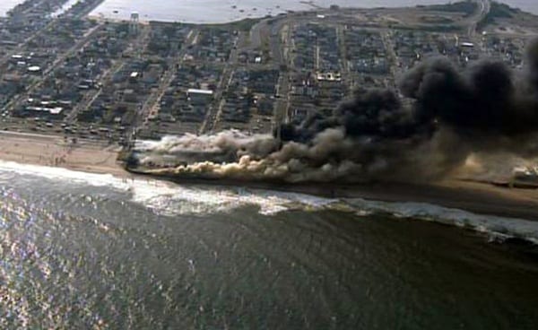 Fire Ravages Jersey Shore Boardwalk Rebuilt After Hurricane Sandy