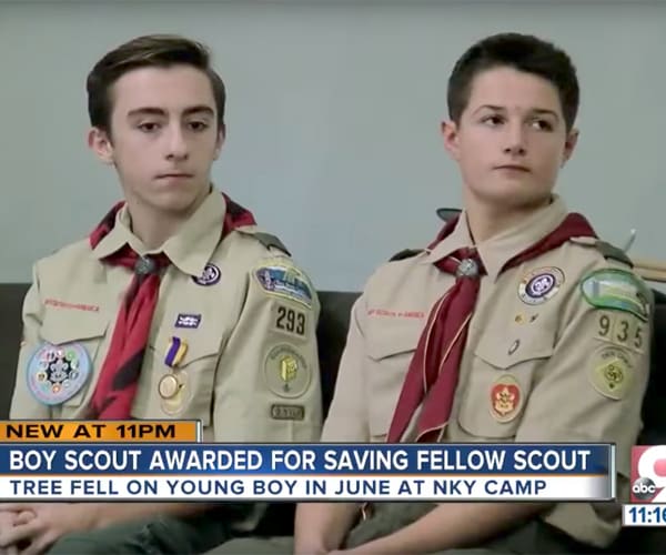 Brandon Klotter Gets Scouts National Medal of Merit for Saving Fellow Camper