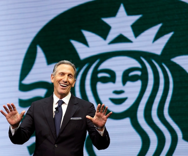 Report: Starbucks' CEO Farewell Sounded Like 'Stump Speech'