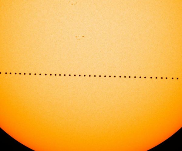 Mercury Putting on Rare Show Monday, Parading Across the Sun