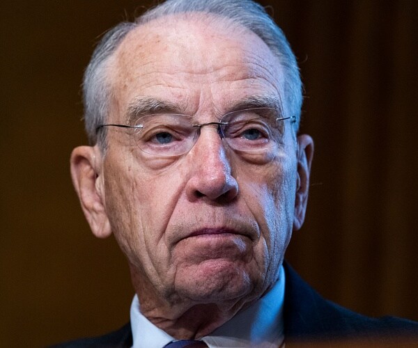 chuck grassley sits in hearing