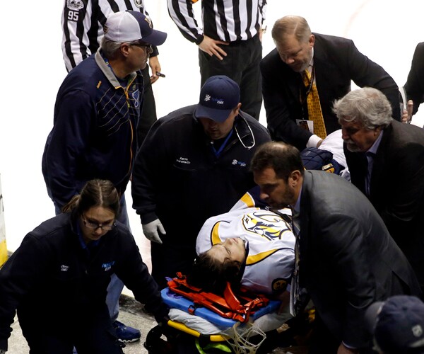 Kevin Fiala Injury: Predators Player Breaks Leg During Playoff Game