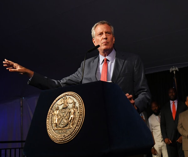 New York City Mayor Bill de Blasio