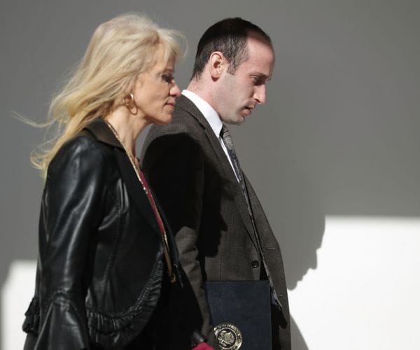 Trump Aide Says Conway Treated Like 'Punching Bag' By CNN