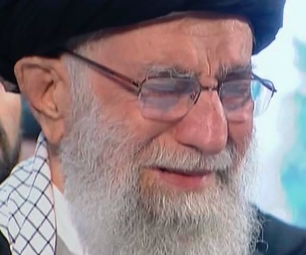 Khamenei Weeps at Iran General's Funeral 