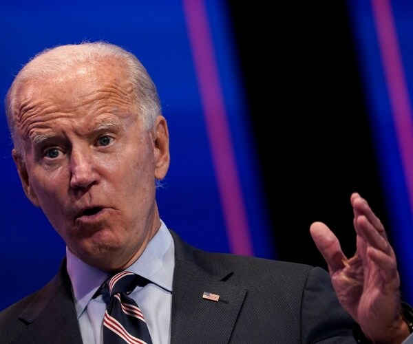 joe biden takes questions from crowd