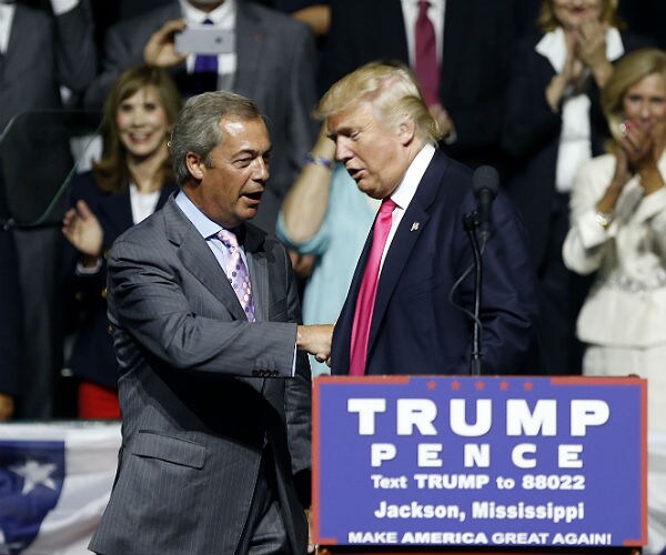 Ukip Denies Reports Farage Flew Over to Help Trump With Debate