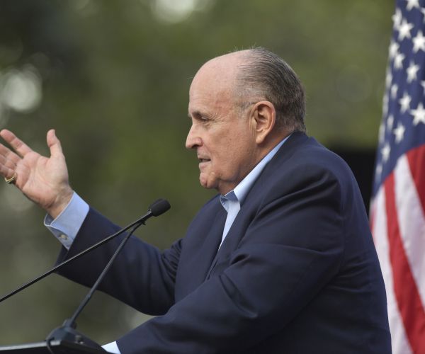 rudy giuliani speaks during a news conference