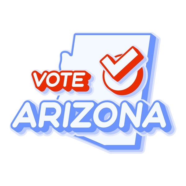 a graphic showing vote arizona 2020