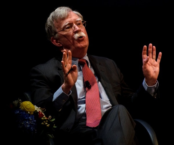 john bolton gestures while speaking