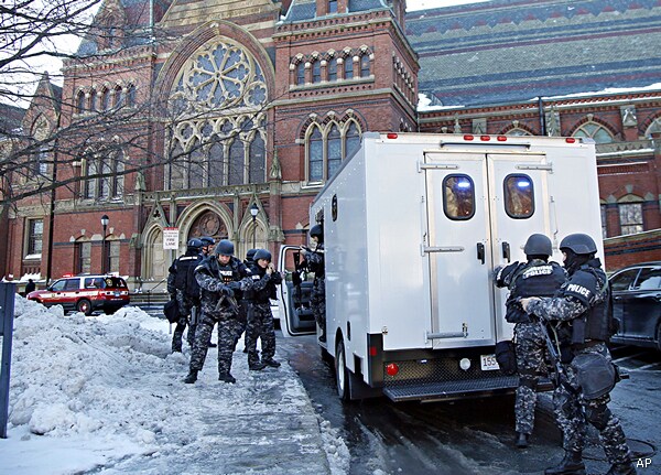 Harvard Evacuated: Bomb Scare Forces Final Exam Cancellations