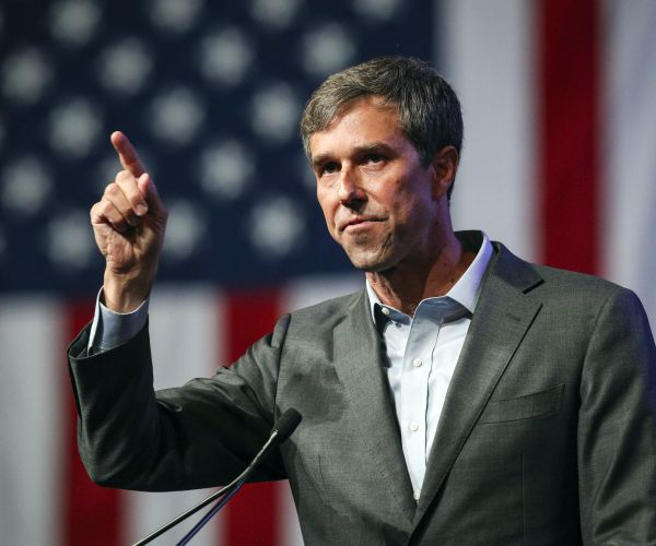 beto o'rourke speaks during the general session at the texas democratic convention.