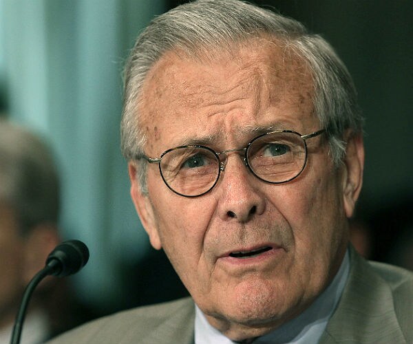 Rumsfeld: Defeating Terrorists Requires Offense, Not Defense