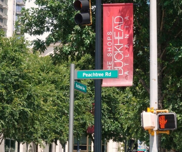 Street Signs Buckhead and Peachtree
