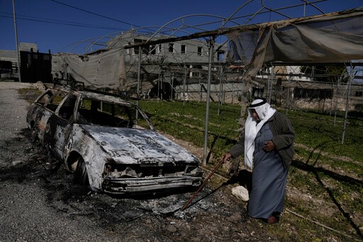 Suspected Settlers Attacked Palestinian Villages Hours before Trump Rescinded Biden Sanctions