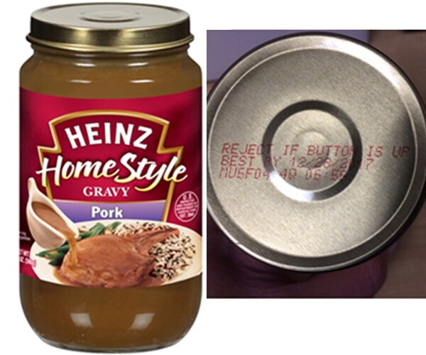 Heinz Gravy Recall Just Before Turkey Day Forced by Bad Label