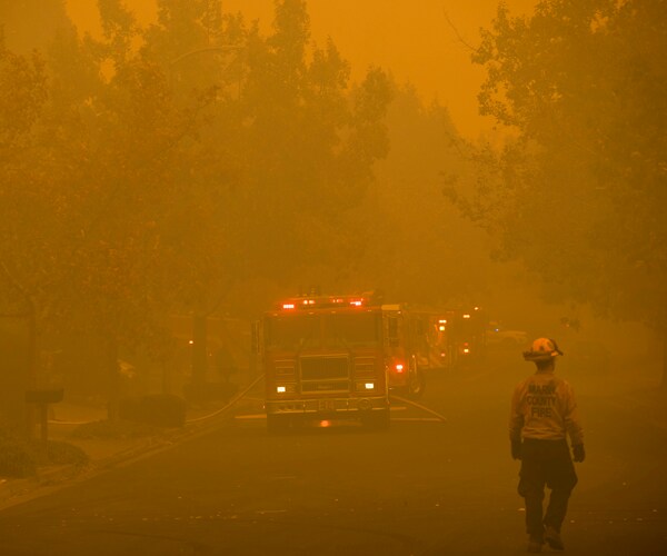 Firefighters battle hot spots in California