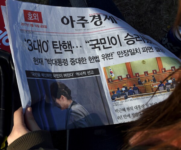 South Korea President Park Geun-hye Ousted for Corruption