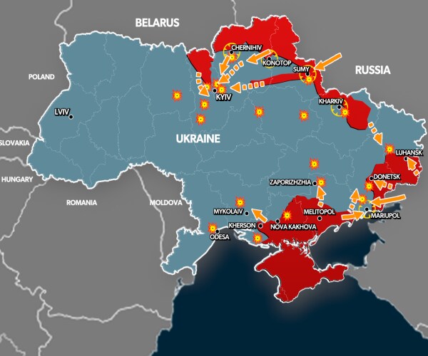 Russian Forces Seize Ukrainian Communications Outlets, Begin Broadcasting