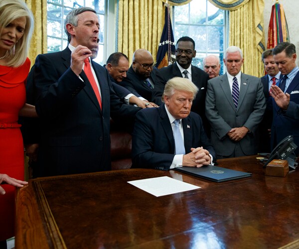 Religious leaders in the Oval Office