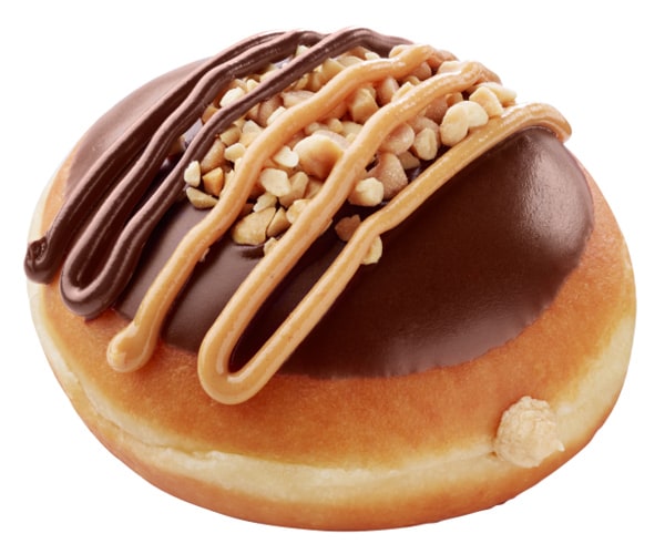 Krispy Kreme Reese's Peanut Butter Doughnut a Mouthful