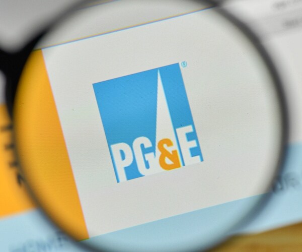 pg & e corp. logo on the website homepage.