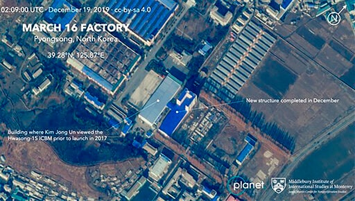 New Construction Seen at Missile-Related Site in North Korea