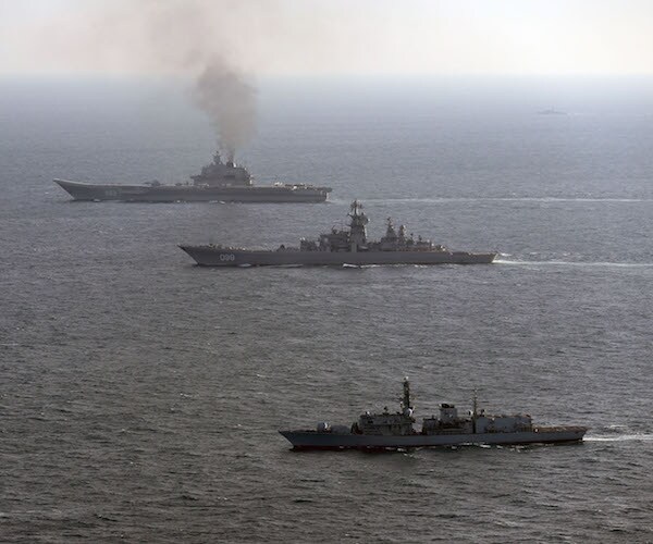 UK Warship Escorts Russian Aircraft Carrier Through English Channel