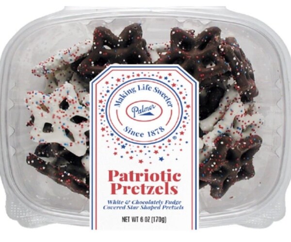 recalled Palmer Candy Company chocolate covered pretzels