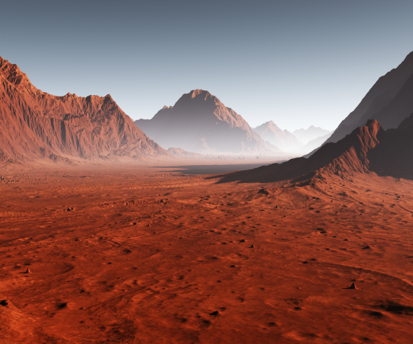 Mars landscape