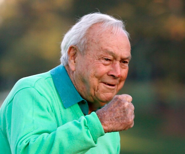 Arnold Palmer: I'm 'Content to Watch' Masters Ceremonial Tee Shot