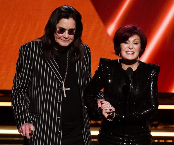 ozzy osbourne and sharon osbourne appear at the grammy awards