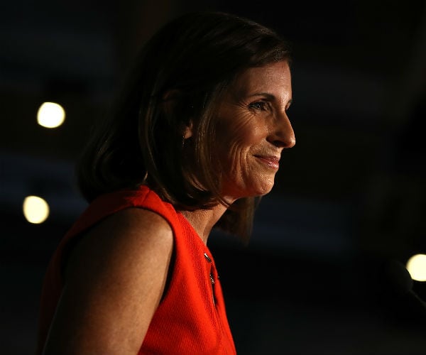 arizona republican martha mcsally speaks to supporters during a campaign rally