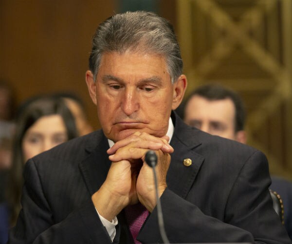 joe manchin is shown