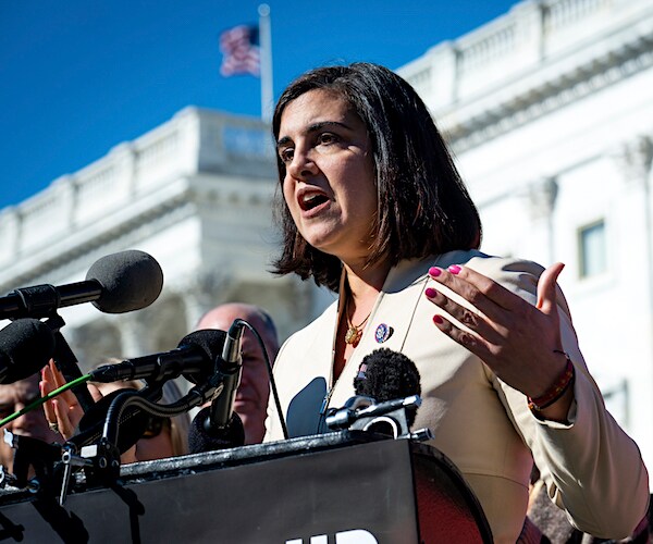 Nicole Malliotakis speaks during a campaign event