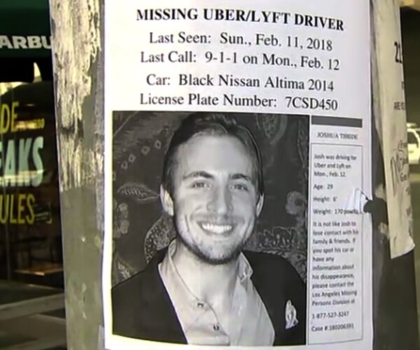 Joshua Thiede, Missing Ride Sharing Driver, Found at LA Hospital