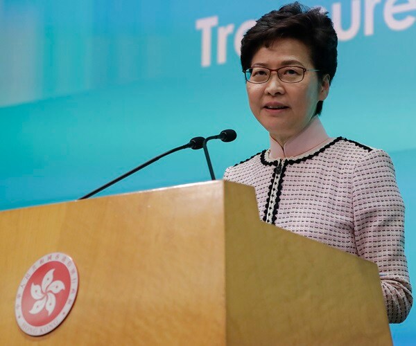 HK's Top Leader Piles Up Cash at Home After US Sanctions