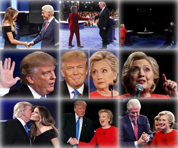 2016 Presidential Debate in Photos: 10 Images of Trump, Clinton Matchup