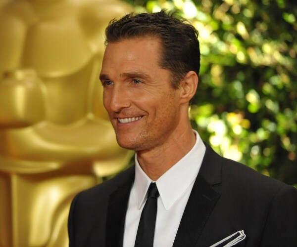 Mathew McConaughey at an awards ceremony