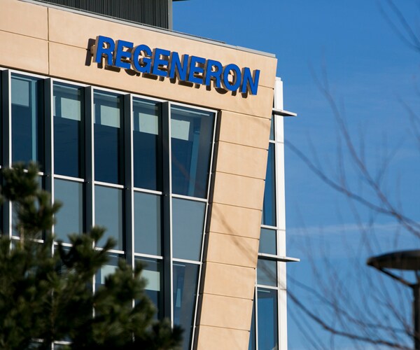 the outside of the regeneron pharmaceuticals headquarters