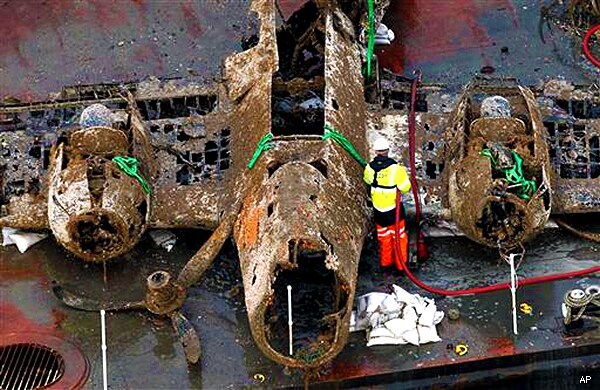 German WWII Bomber Recovered From English Channel by British Museum