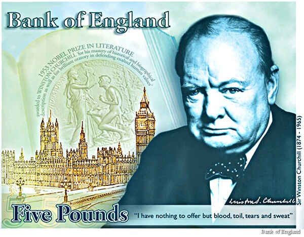 Churchill Almost Banned From Britain's Currency