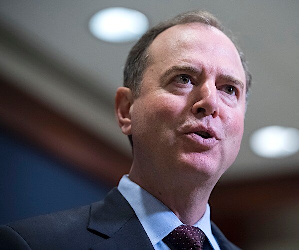 adam schiff speaks to the media