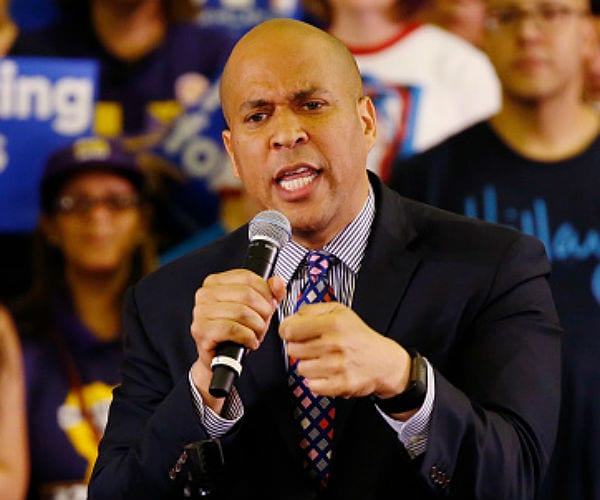 Cory Booker Slams Trump, Showers Hillary With Praises